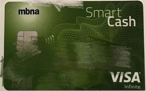 mbna smart cash visa infinite card|mbna card login.